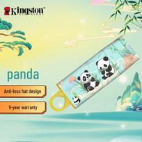 Kingston DataTraveler DTX Bamboo Panda USB 3.2 Flash Drive 128GB