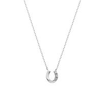 Necklace K10 White Gold Horseshoe AJBN149140DI [Vendome Aoyama] [Official]