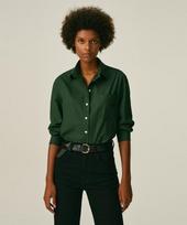 Lady Volume Oxford Classic Fit Shirt_Green Green/S