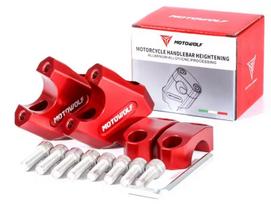 Podwyższenie Rizery Red Kierownicy Przesunięcie Kierownica 28Mm Enduro Topx