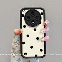 Premium Silicone Phone Case OPPO Find X8 Pro With Polka Dot Panda Design Minimalist Stylish Protective Cover OPPO Find X8 Pro