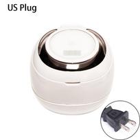 Mini Portable Ultrasonic Retainer Cleaner UV Light Jewelry Cleaner Denture Cleaner  For Jewelry White US Plug