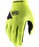 Dviračių ir motokroso pirštinės 100% Ridecamp Fluo Yellow - Geltona