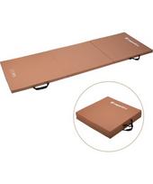 Sulankstomas gimnastikos kilimėlis inSPORTline Trifold 195 x 90 x 5 cm - Ruda