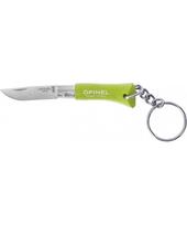 "Opinel Colorama 02 inox grab šviesiai žalias raktų pakabukas peilis