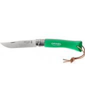 Kišeninis peilis Opinel Trekking Nr.7, nerūdijančio plieno ašmenimis, žalia rankena