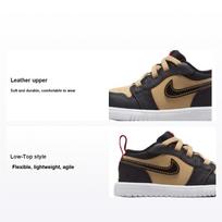 Air Jordan 1 Low ALT SE TD Pizza Baby Sneakers Tan Sesame Fire-Red HQ2017-200 21