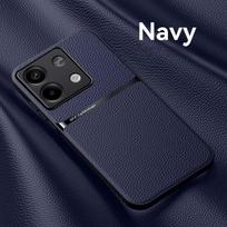 Leather Funda For Xiaomi Poco X6 5G Car Magnetic Holder Shockproof Case For Pocox6 Pocco Poxo Poko Little X6 X 6 6X 5G Cover For Poco X6 (5G)