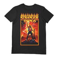 Stranger Things T-Shirt - Official Hellfire Rock God Black S/S Tee in 5 sizes XL