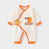 Newborn Cotton Bodysuit: Four-Season Unisex Onesie with Belly Protection 52cm (2-3.5kg, 46-52cm)