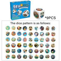 Pasakojimo kauliukai Edukaciniai žaislai vaikams Kūrybiškas pasakojimo žaidimas Šeimos pramoga Loginis mąstymas Interaktyvus žaidimas