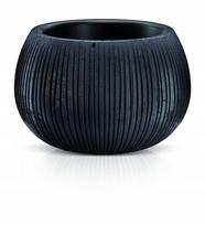 Doniczka Kula Beton Bowl Dkb290 Z Wkładem | Czarny Beton