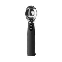 Electric Heated Ice Cream Scoop - Stainless Steel, Self-Melting, Black, for Commercial Use