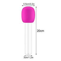 Microphone Candy Tubes Plastic Colorful Fake Prop Microphone Candy Tube Karoke Party for Disco Singer Stage Prop Party Favors