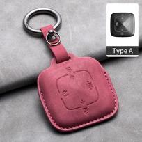 Leather Car Key Case for ZEEKR 001 X Keys Remote Cover Car-styling Holder Shell Protect Accessories Auto Parts Interior Products