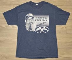 Duck Commander  That's A Fact Jack  Mens T shirt Medium Alstyle Apparel Blue Unisex T-Shirt L