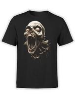 Zombie Tshirt Collection Screaming Void Tshirt Unisex S