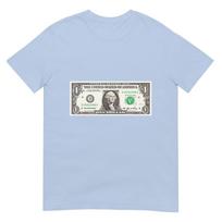 Official 1 Dollar Bill Vintage Money Design Cash Currency Tshirt S