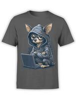 Code Chihuahua Programmer Dog Tshirt Unisex S