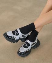 [SALT AND CHOCOLATE] Odette Velcro Sneakers 5005110479 Hundred-225