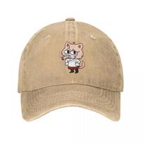 Neco Arc Meme Water Washing Baseball Cap Adjustable Sun Hats Women Japanese Anime Cap Spring Autumn Vintage Casquette Gorras 1pc