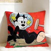 Cartoon F-Felix The Cat Pillow Cover  Kawaii Pillow Case For Chair Sofa Home Decor Soft Cushion Cover Birthday Present 40x40cm
