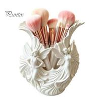 Whimsical Fairy Room Decor 3D Printed Pen Holder, Fairies Desktop Organizer for Pens, Pencils, Makeup Brushes, Creative Minimalist Modern Decorative B auksinė