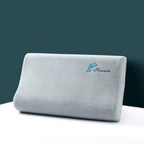 Velvet Wavy Shape Memory Pillow Cases Silica Gel Pillow Special Pillowcase Soft And Comfortable Neck Cushion Cover Child Adult 30x50cm