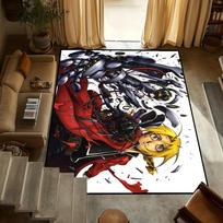 mažas Fullmetal kilimas Neslystantis Alchemiko Virtuvės Miegamojo Rankų darbo Tuftuotas Kilimas Kilimas Svetainės Įėjimo Dekoracija 40cm x 60cm