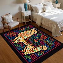 Miegamojo dekoras Kilimas Abstraktaus paveikslo Kilimai Namų vonios kambario grindų kilimėlis Kilimai svetainei Vaikų žaidimų kilimėlis Dovana Alfombra Minkštas kilimas 40x60CM