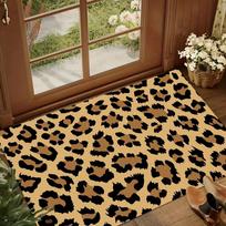 Leopardo rašto kilimai Svetainės grindų kilimėliai Miegamojo dekoras Kilimai miegamajam Kilimai svetainės dekoravimui Maison 40x60CM