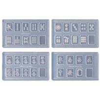 Epoxy Resin Clay Moulds DIY Jewelry Making Mahjong Nail Mould for Hand-Making 1