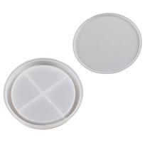 Coaster Shaker Epoxy Molds Quicksand Frame Cup Mat Resin Casting Mold Ideal-Gift