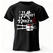 Unisexs Hattori Hanzo Printed Tshirt Cotton Oversized Ninja Graphic Tees For Unisex Summer Tops Samurai Streetwear S