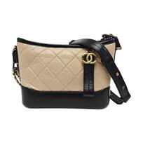 [Pre-Owned] Gabrielle Classic Vintage Chain Quilted Calfskin Crossbody Bag - Very Good #LFT4MH ONE SIZE
