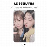 LE SSERAFIM HOT weverse albums ver. ver.A Official Photocard Unit 03