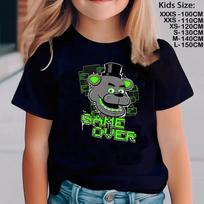 Five Nights Kids T Shirt At Freddys Childrens Vintage Tees Short Sleeve Round Collar Tshirt Pure Cotton Clothing S