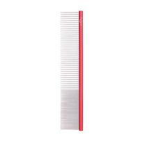 Shernbao TSC245 dog grooming comb, dog hair removal comb, metal dog comb for pet groomers (Black,24.5cmX3.4cm) juoda