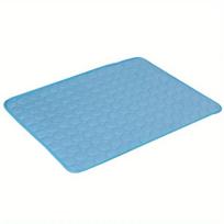 Summer Pet Ice Pad Cool Sleeping Mat Breathable Ice Silk Washable Pet Bed Durable Dog Cat Cushion Pet Supplies for Home Outdoor (Blue,XS-40X30cm) mėlyna