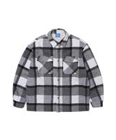 Ucla Boa-Lined Wide Check Shirt [Grey](Uyals30_35) Grey(35)/Xl.