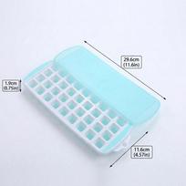 3pcs Easy to Clean Ice Cube Trays Sealed Cover DIY Ice Mould Stackable Ice Cube Molds  Home