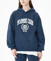 Moz Moz Laurel Oversized Fleece-Lined Hoodie Blue Blue/1