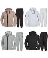 Nasa Unisex Semi-Loose Fit Hooded Zip-Up Jacket + Cotton Jogger Pants Set [4 Colors] 110
