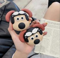 Dėklas Airpods Pro 2, Mielas 3D Animacinis Gromit Šuns Apsauginis Ausinių Silikoninis Ausinių Dangtelis Airpods 3 Dėklui Vaikams For Airpods 1 2