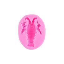 Silicone Fondant Molds Lobster Shaped Baking Accessory Chocolate Moulds Perfect for Baking Chocolate and Cake Decoration B pink