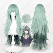 Eto Yoshimura Cosplay Wig 95cm Long Green Gradient Wigs Heat Resistant Synthetic Hair as the picture-