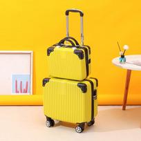 OEING Women's Lightweight Carry-On Luggage 18 inch geltona