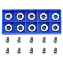 10x/Set 12mm Carbide Inserts Cutters Knives RPMW1003MO VP15TF R5 Replacement Blade for Turning Finisher Hollower Tools 1