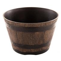 Whiskey Bucket Flowerpot for Succulents and Ferns Enhance Any Space 23cm-has holes