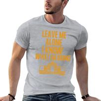 leave me alone i know what im doing TShirt for a boy Aesthetic clothing t shirts men S